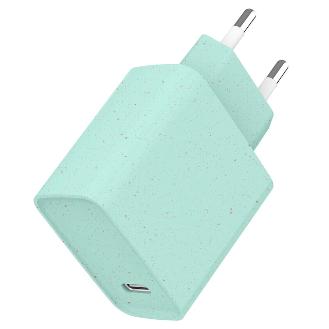 Cargador de red Inves USB-C 20W verde