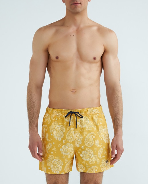 Bañador bermuda estampado de hombre