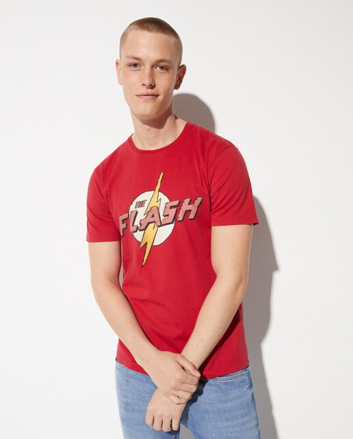 flash crimson shirt