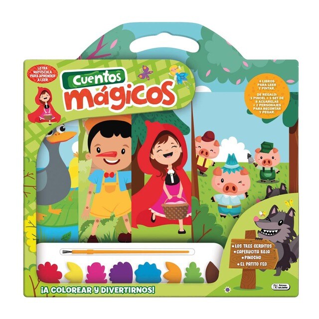 ¡A colorear y divertirnos! Cuentos mágicos