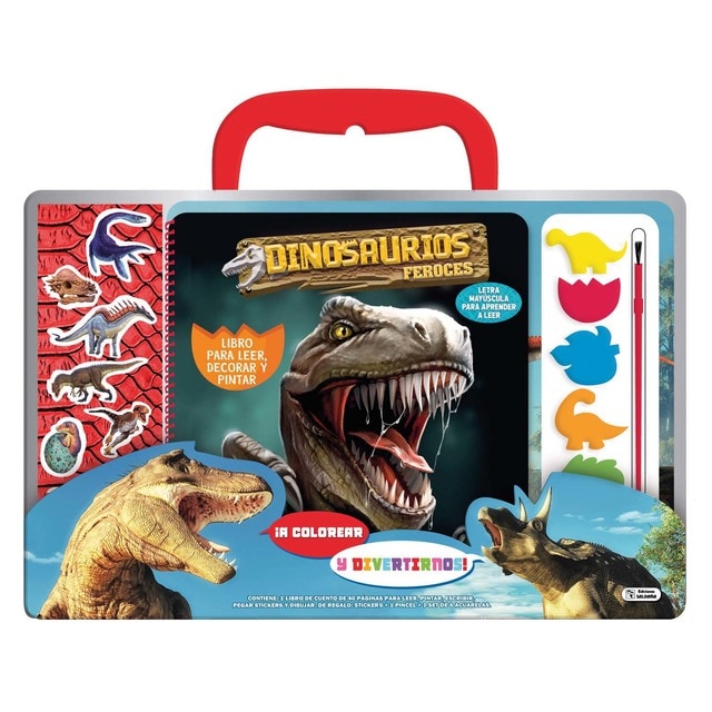 ¡A colorear y divertirnos! Dinosaurios feroces