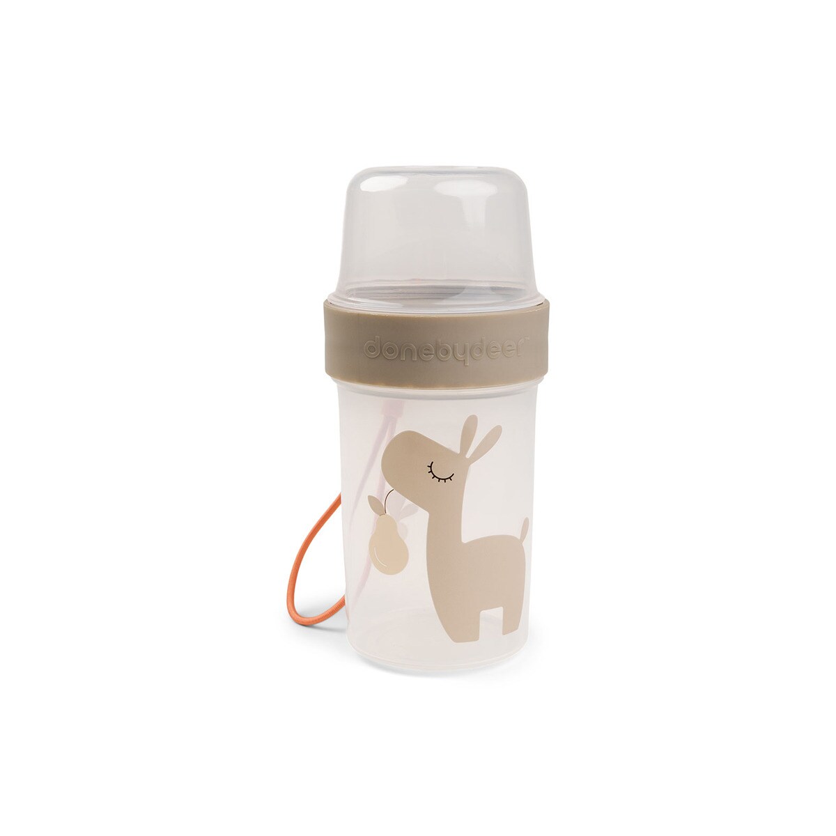 Imagem 0 de Recipiente de Conservação snack Done by Deer to go 2-way 320ml Happy Clouds