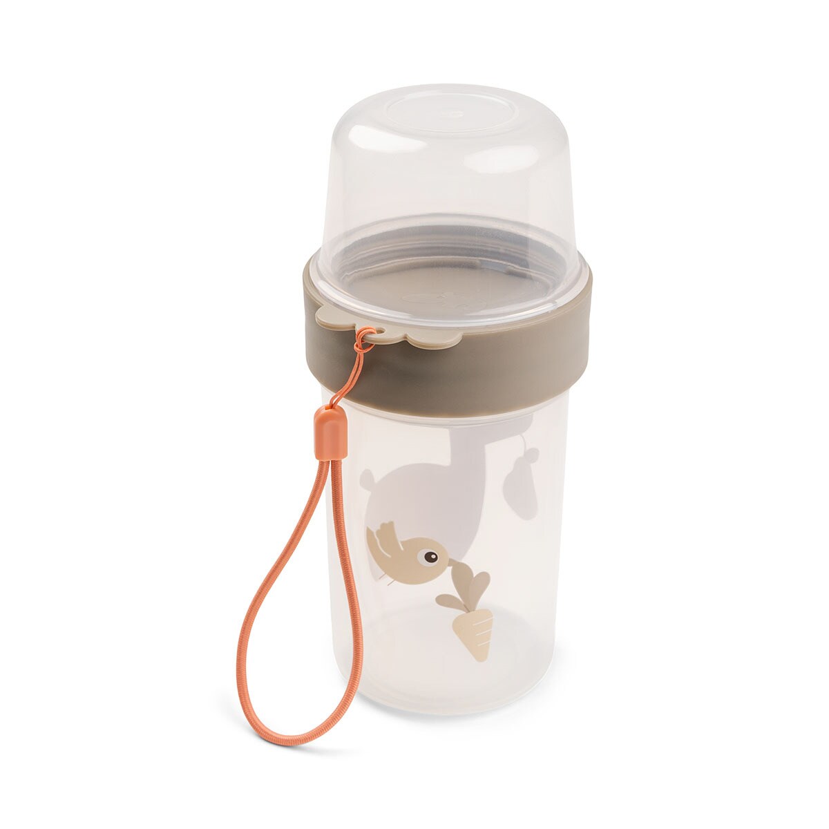Recipiente de Conservação snack Done by Deer to go 2-way 320ml Happy Clouds Areia-2