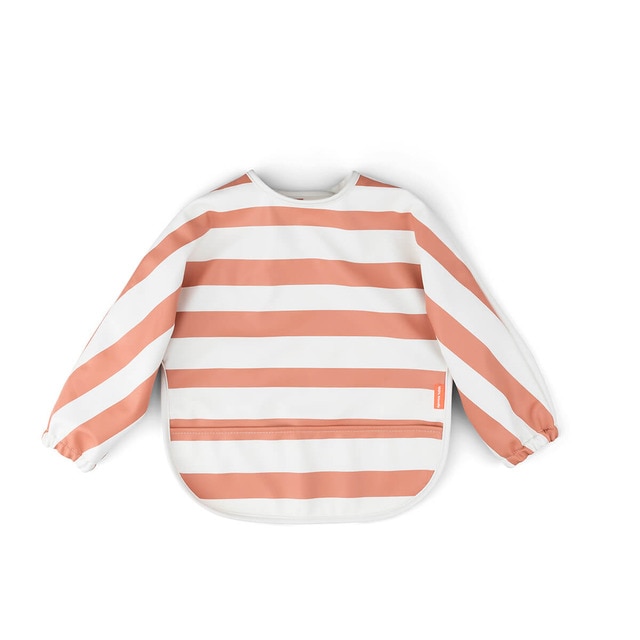 Babero impermeable Done by Deer con bolsillo recoge migas y mangas Happy clouds