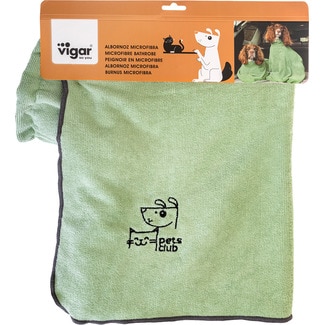 Vigar Roupão Microfibras Verde 50X35cm embalagem 1 unidade