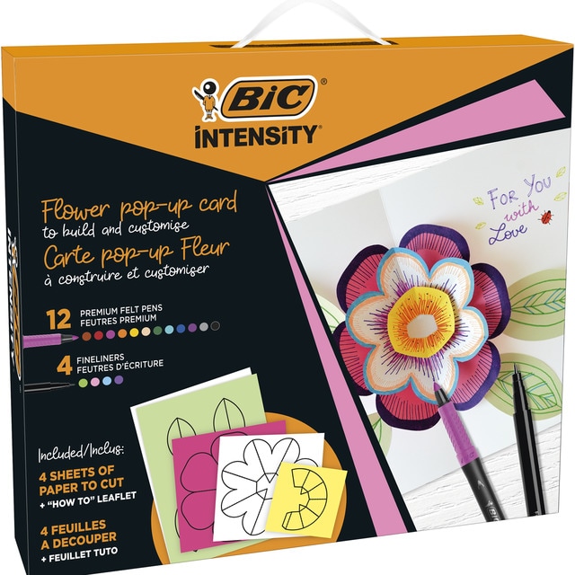 Set creativo intensity flower BIC.