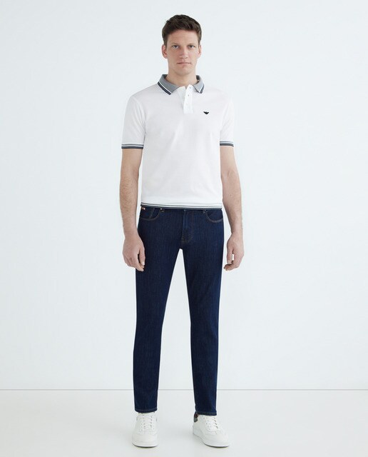 Jean homme J06 slim fit à taille normale basse
