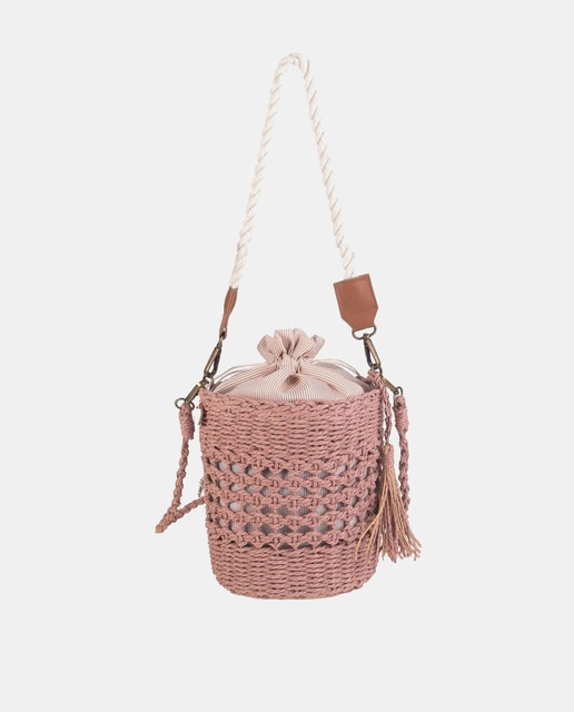 Sac seau outlet rose