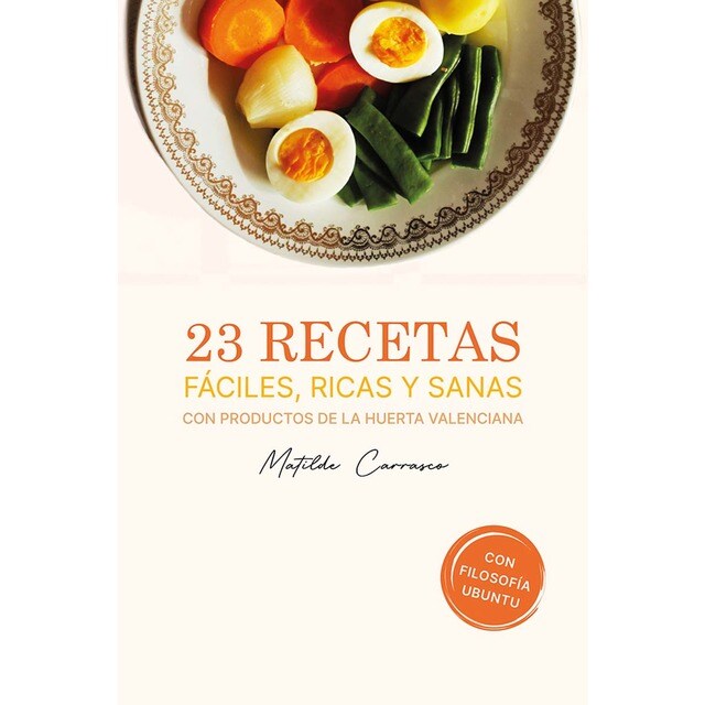 23 recetas fáciles, ricas y sanas con productos de la huerta valenciana (Tapa blanda con solapas)