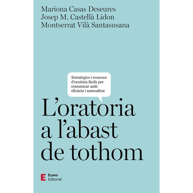 L'oratòria a l'abast de tothom (Tapa blanda)