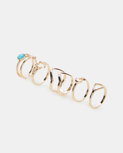 Pack anillos cristales
