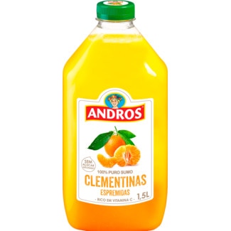 Andros Sumo 100% Clementina embalagem 1,5 L