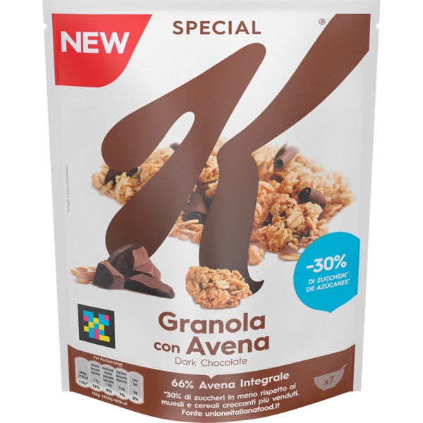 Cereais Special K Granola de Chocolate embalagem 320 g