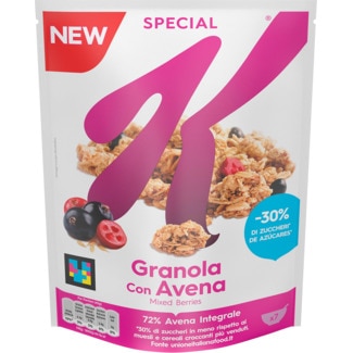 Kellogg's Cereais Especial K Granola Mix com Bagas embalagem 320 g