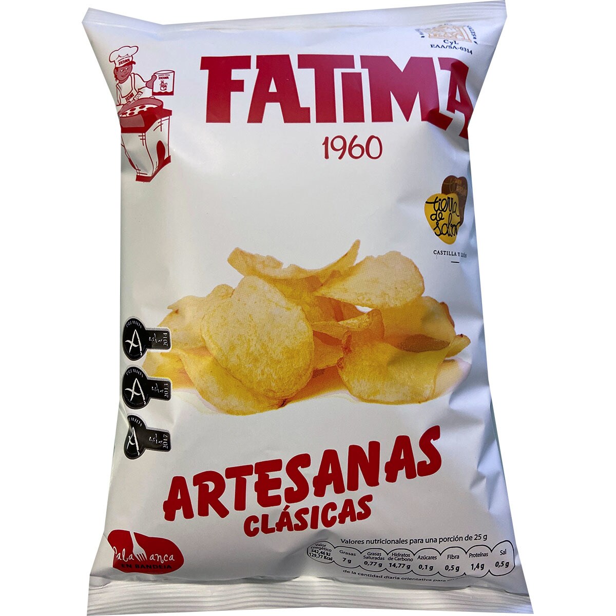 Comprar Patatas Artesanas Fritas Con Aceite De Girasol Bolsa 170 G · Fatima · Supermercado 6413