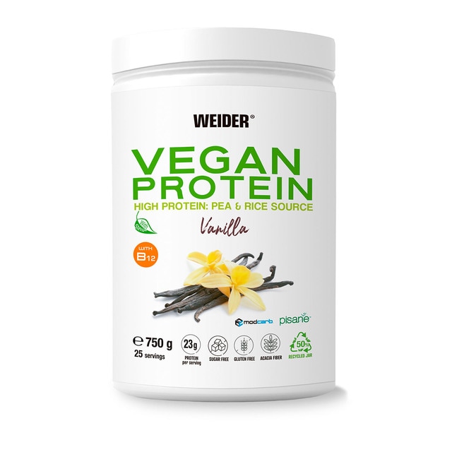 Vegan Protein 750 g sabor vainilla Weider
