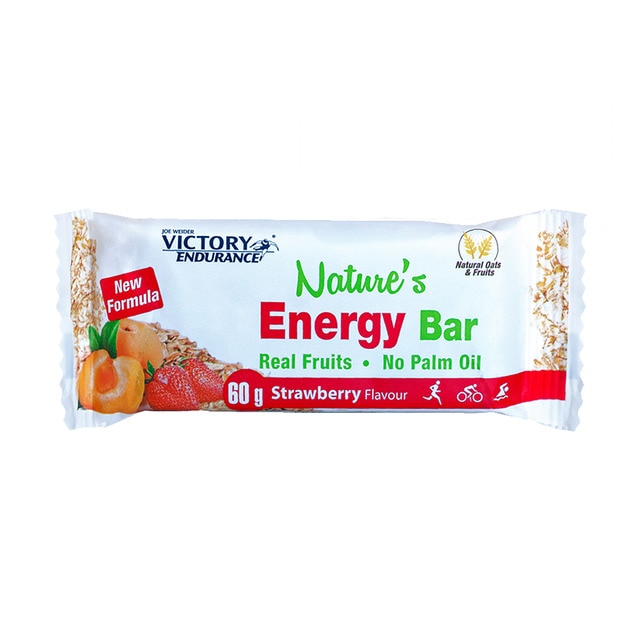 Nature's Energy Bar 60 grs sabor Fresa Victory Endurance