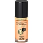 flüssiges Make-up Facefinity All Day Flawless 3 in 1 SPF-20 Ton W70 Warm Sand Dosierspender 30 ml