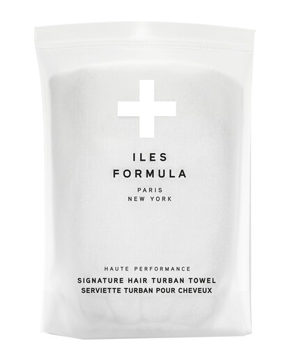 Turbante capilar Turban Towel for Hair white Fórmula  Iles