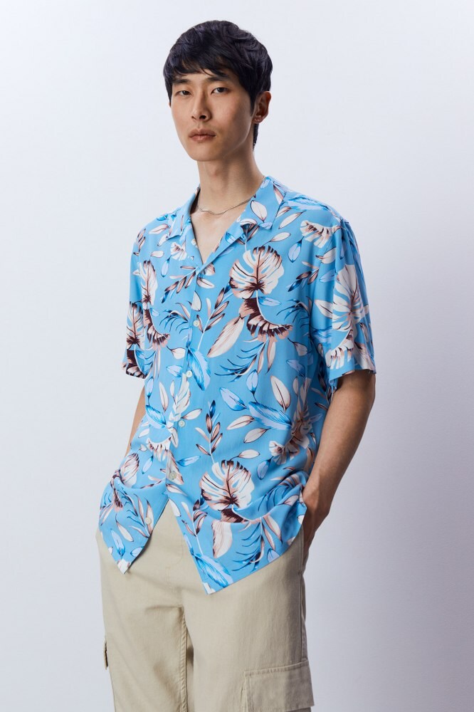 Camisas 2025 fluidas hombre