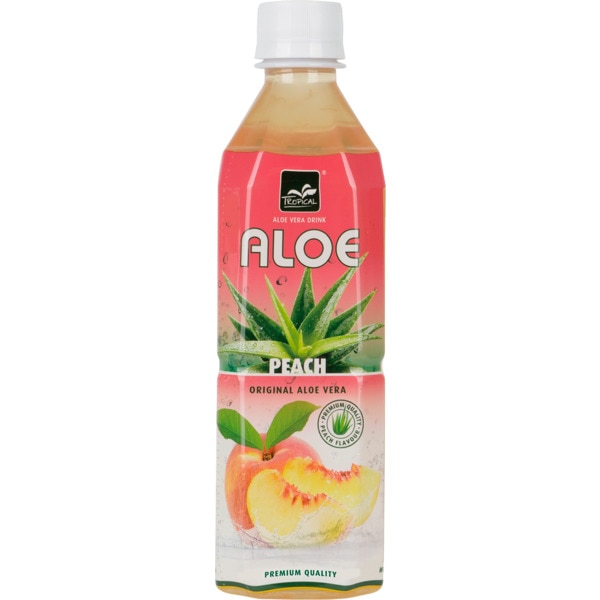 Bebida Aloe Vera sabor Pêssego embalagem 500 ml