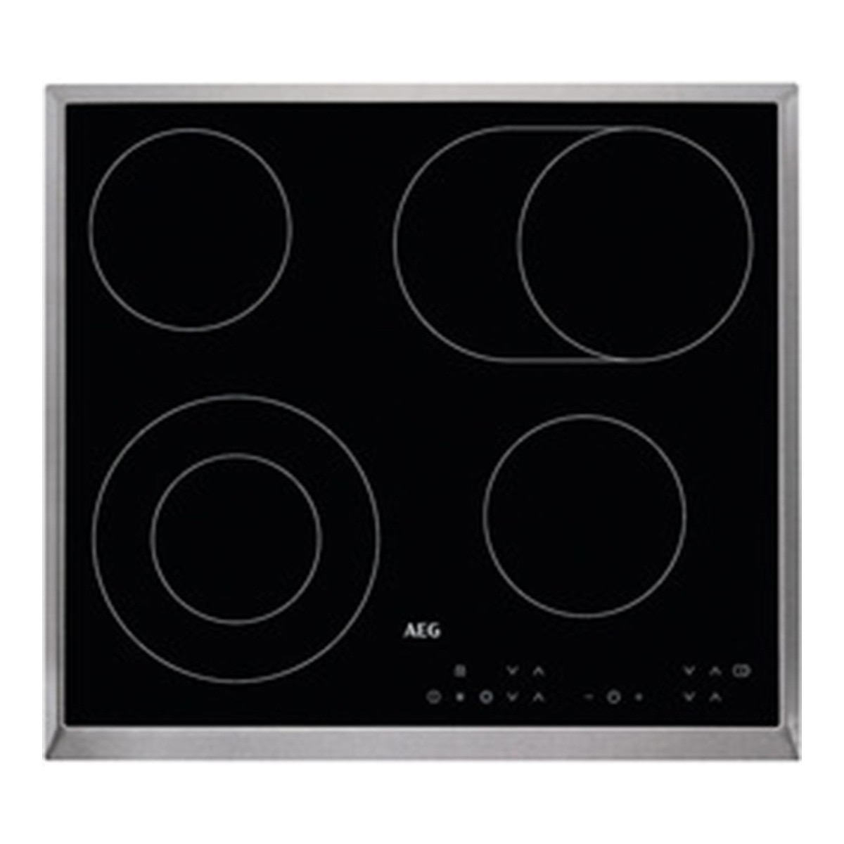 AEG – Placa vitrocerámica AEG con 4 zonas de cocción Serie 3000 – HK634060XB.