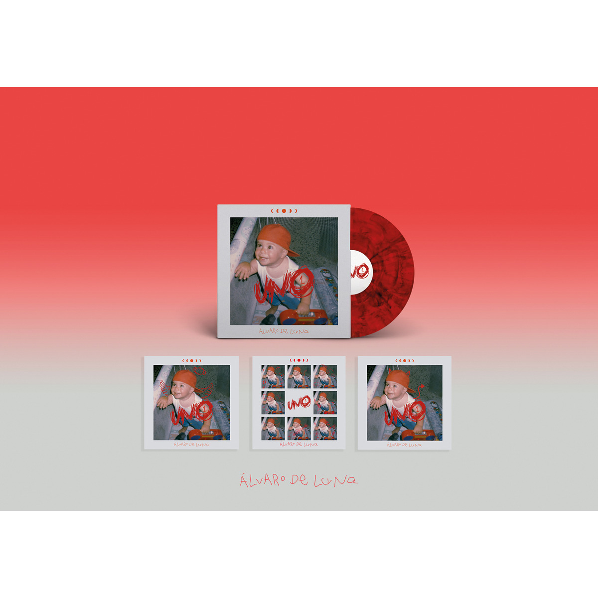 UNO (Edição color) (LP-Vinil + Tres láminas extra) Vermelho-2