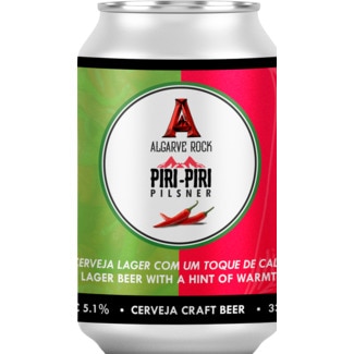 Algarve Rock Cerveja  Piri-Piri lata 33 cl