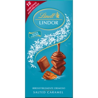 Lindt Chocolate de Caramelo Salgado embalagem 100 g