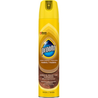 Pronto Limpa Móveis Cuidado de Madeira Limão embalagem 250 ml