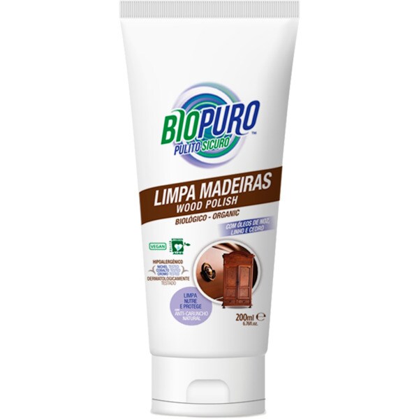 Detergente Limpa Madeiras embalagem 200 ml