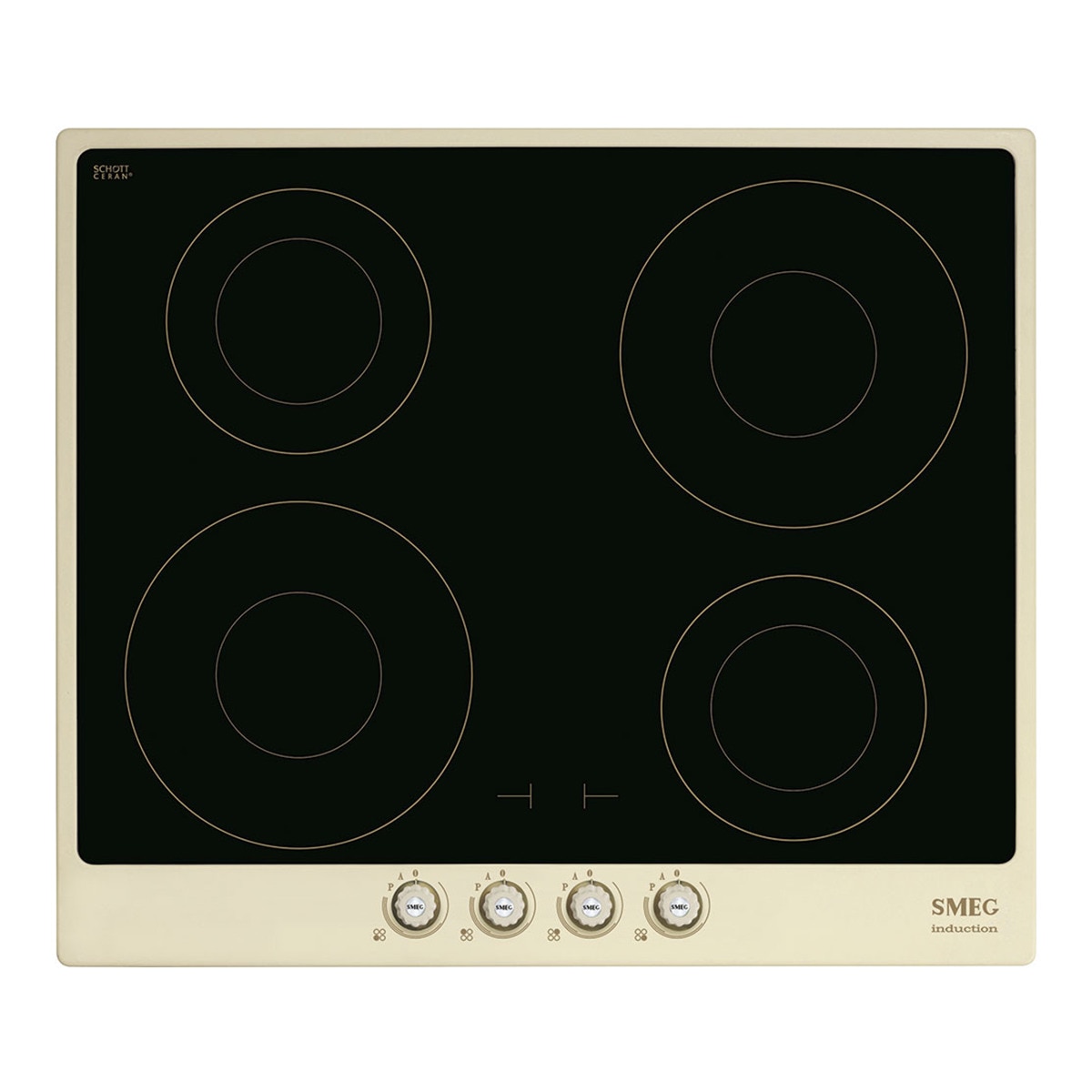 Smeg – Placa de inducción Smeg 4 zonas de cocción – SI764POM.