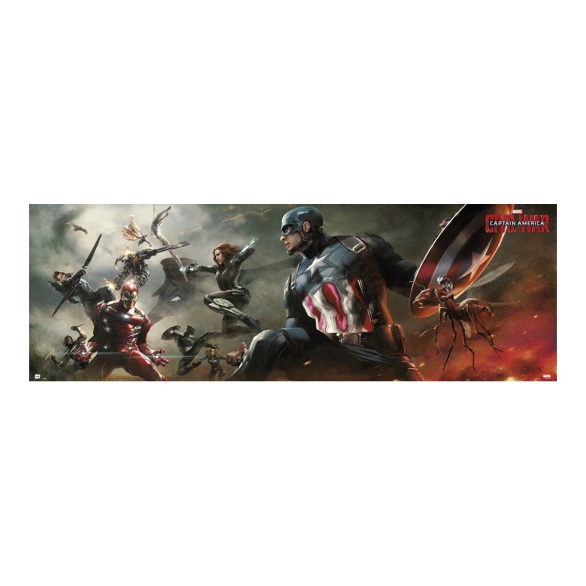 Grupo Erik Editores, S.L. - Poster Puerta Captain America Civil War Marvel Civil War.
