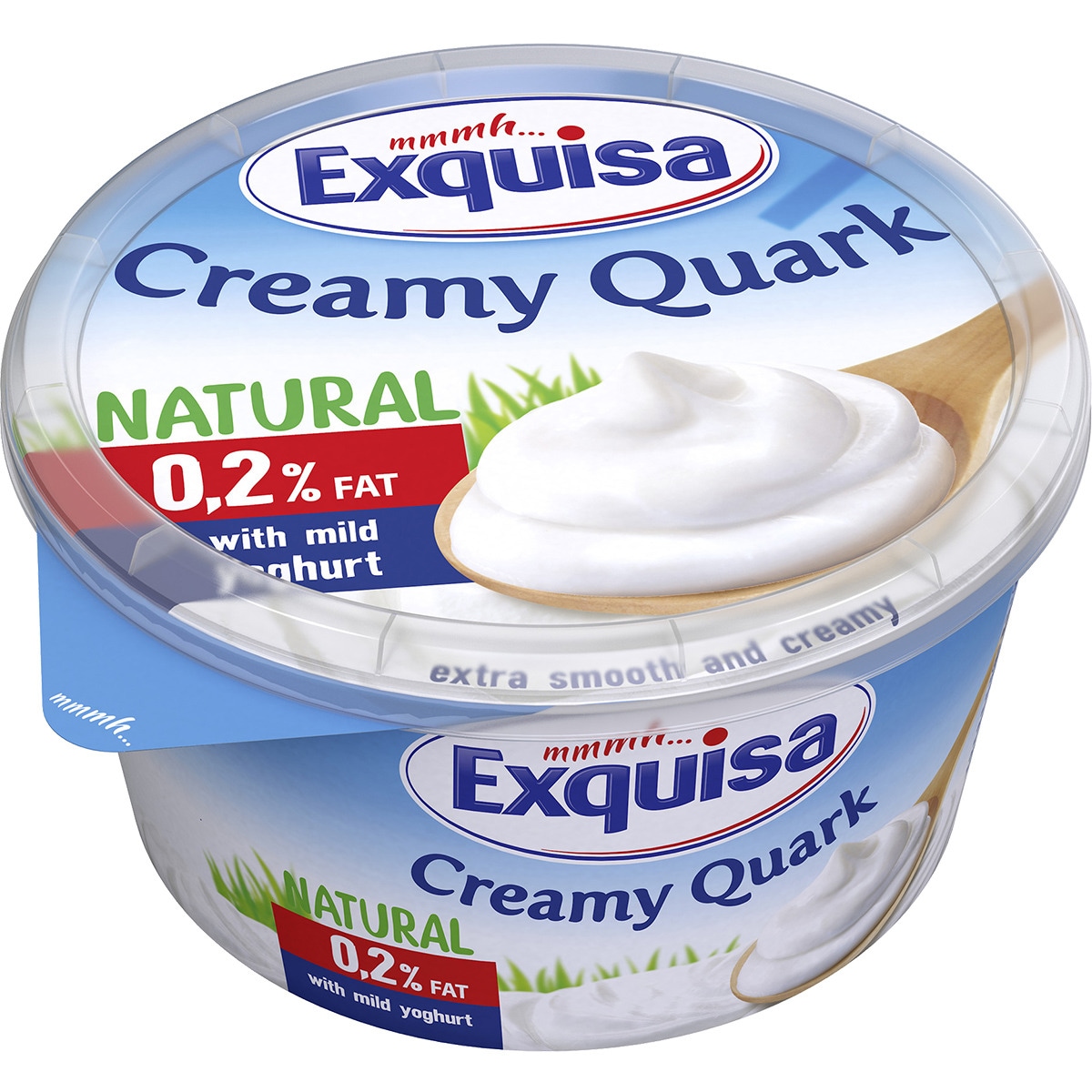 Quark queso fresco desnatado 0,2 m.g. natural batido con yogur tarrina ...