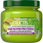 mascarilla de pelo Nutri Rizos Hair Bomb Proteína aceite de pistacho tarro 320 ml para cabello rizado u ondulado