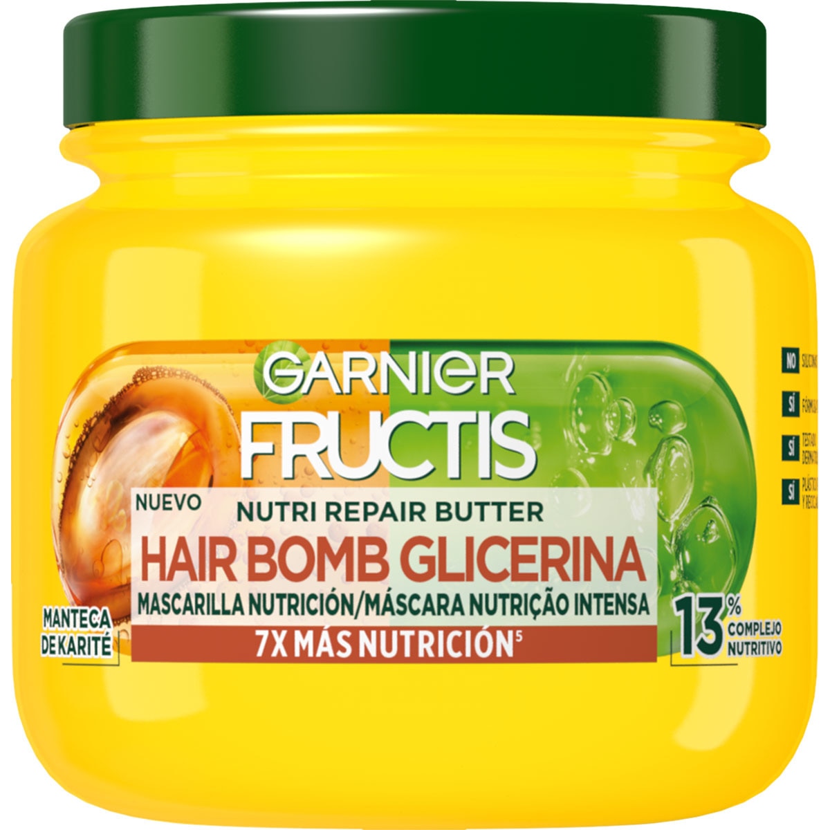 Fructis Mascarilla Capilar Nutri Repair Butter Hair Bomb 320ml