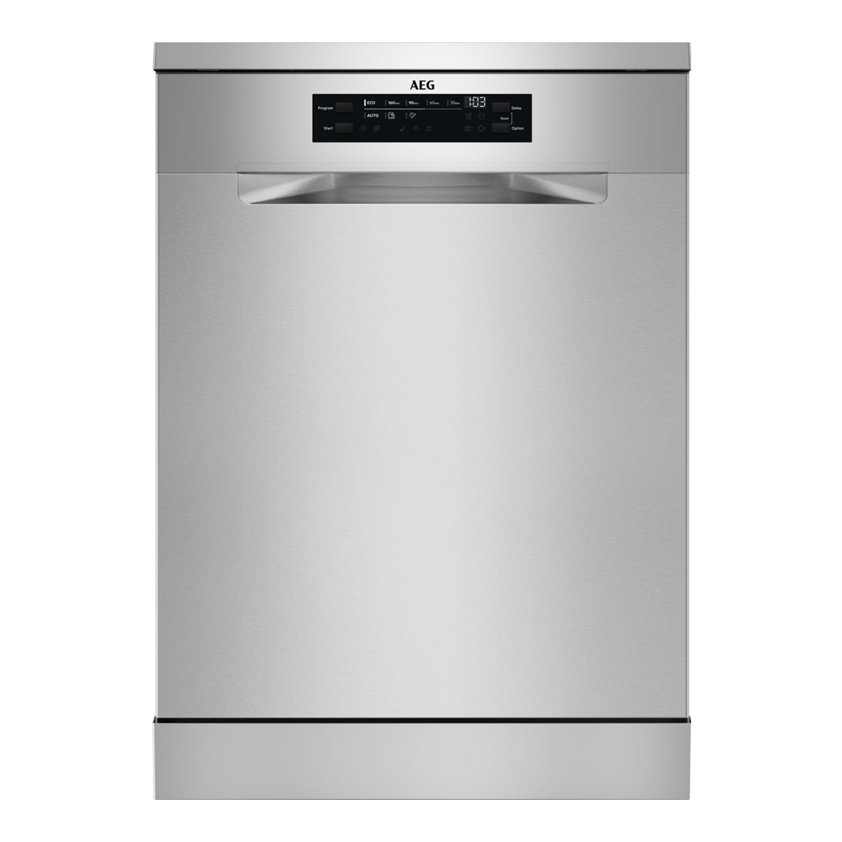 AEG – Lavavajillas AEG 14 servicios, Bandeja Cubiertos MaxiFlex, 60 cm – FFB74917ZM.