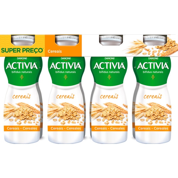 Bifidus Líquido de Cereais Integrais Pack 8 unidades embalagem 155 g