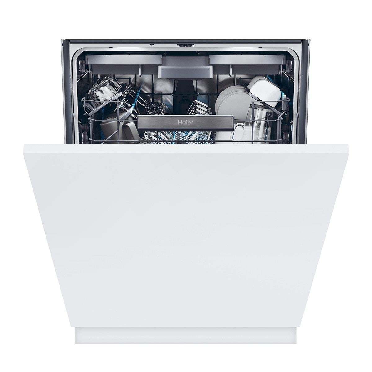 Haier – Lavavajillas integrable Haier 16 servicios, 60 cm con WIFI Washlens Plus – XS 6B0S3FSB.