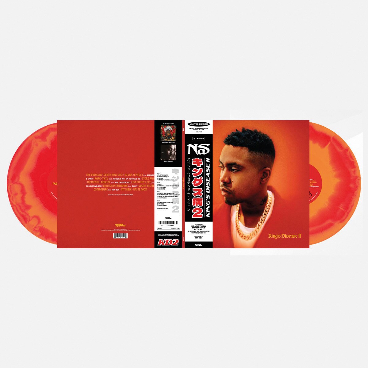 King's disease II  (Edição Color) (2 LP-Vinil) Laranja-2