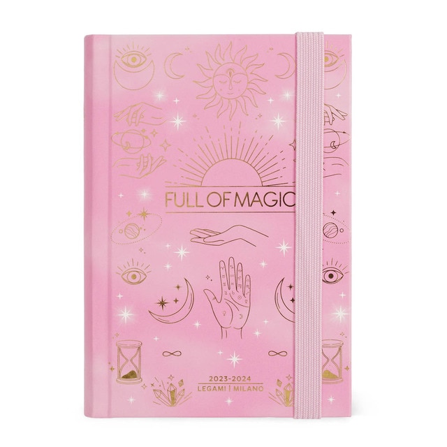 Agenda 1 día página 16 meses 23/24 Legami Magic multilingüe.