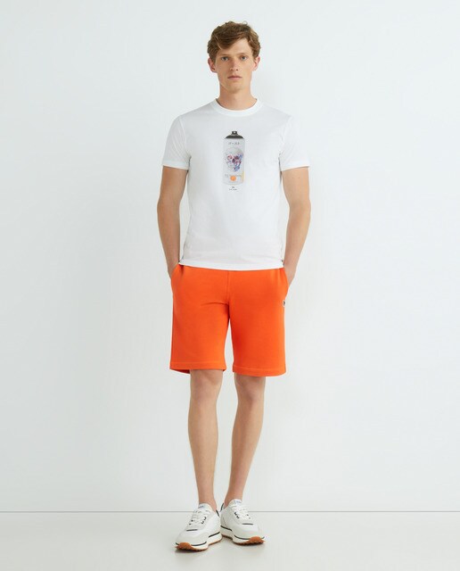 Men's short tracksuit with zebra logo