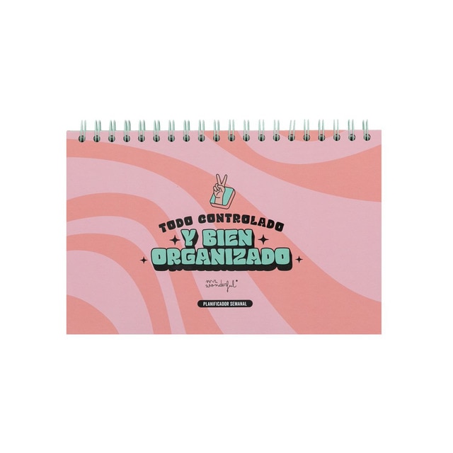 Planificador Mr.Wonderful: Todo controlado y bien organizado.