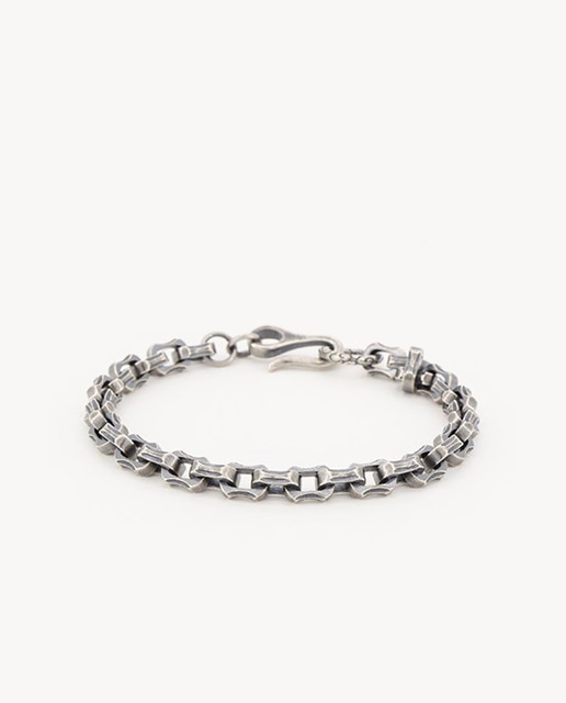 Pulsera plata de hombre