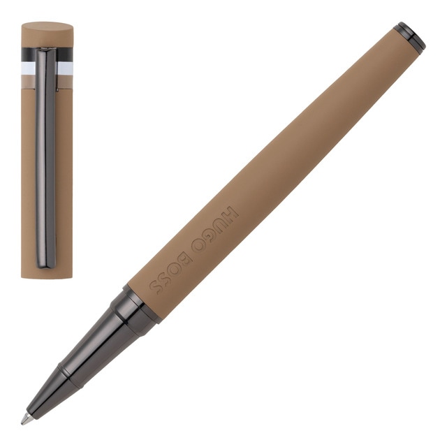 Rollerball Loop Iconic Hugo Boss camel.