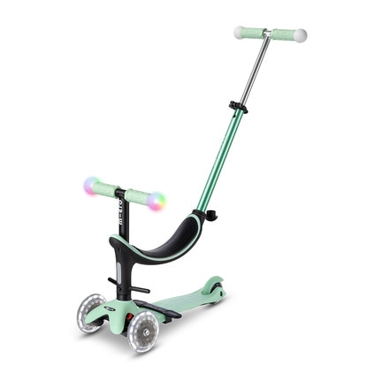 Patinete  Mini2 Grow Deluxe Magic LED color menta
