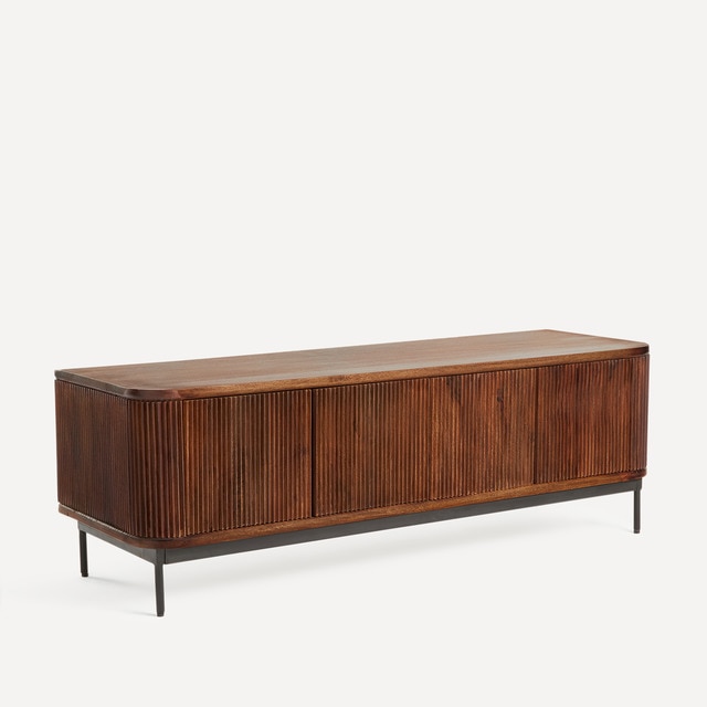 Mueble de TV de madera de mango Curve Room - El Corte Inglés