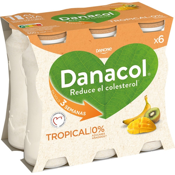 sabor tropical 0% azúcares añadidos sin gluten pack 6 unidades 100 g