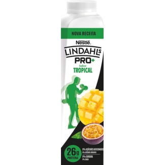 Lindahls Pro+ Iogurte Líquido Tropical embalagem 330 g