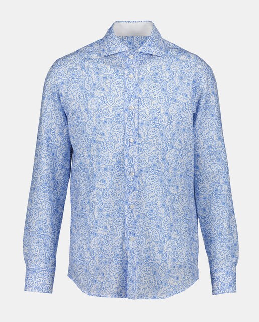 Chemise casual manches longues imprimée
